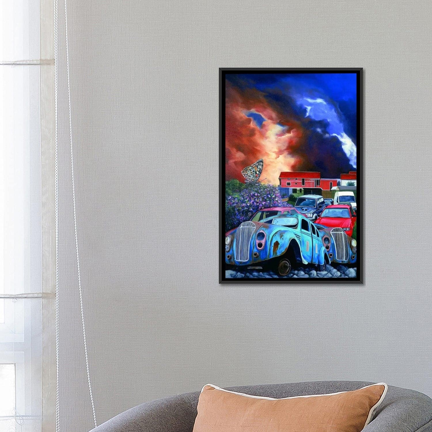 iCanvas "Postcards From The Edge II" by Shay Kun Framed Bed Bath